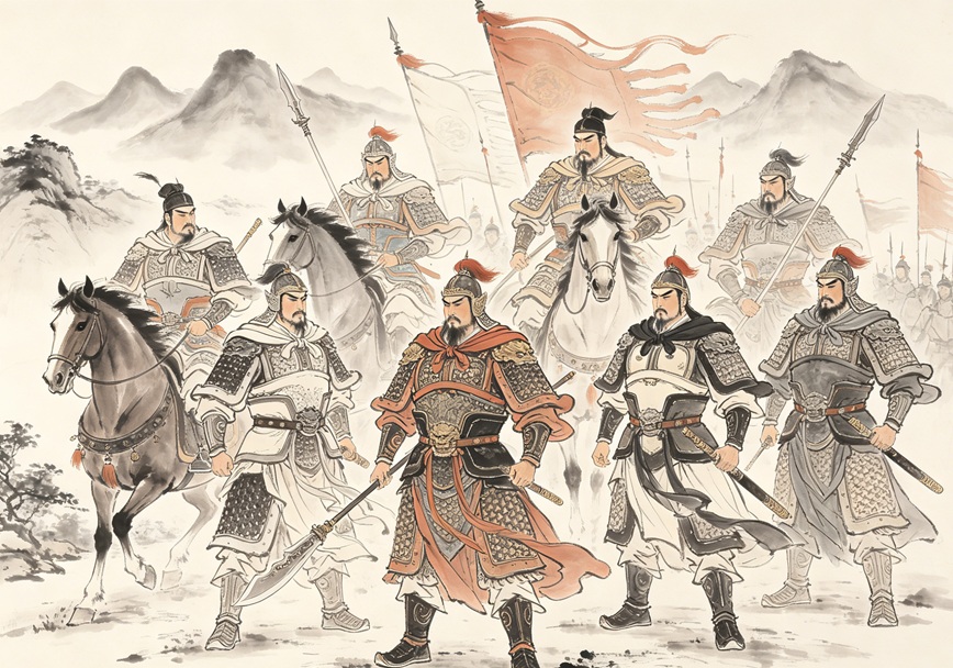 中国古代十大名将は誰ですか？