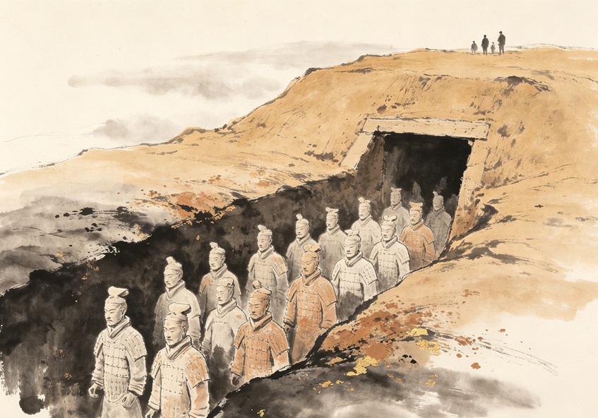 兵馬俑は2000年以上経ってからどのように発見されたのか？